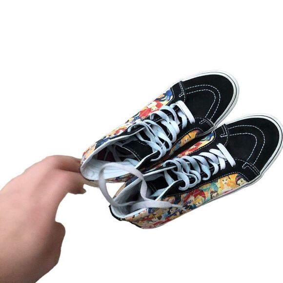 Vans X Disney Unisex Sk8-Hi Multi Princess Print Sneakers Size - Picture 16 of 16